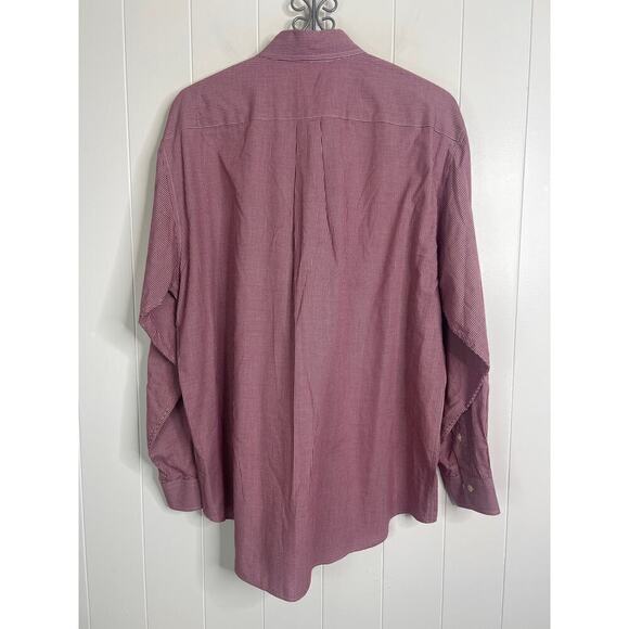 Brooks Brothers Men's The Original Polo Fit Pinpoint Gingham Button Front Shirt - Picture 5 of 6